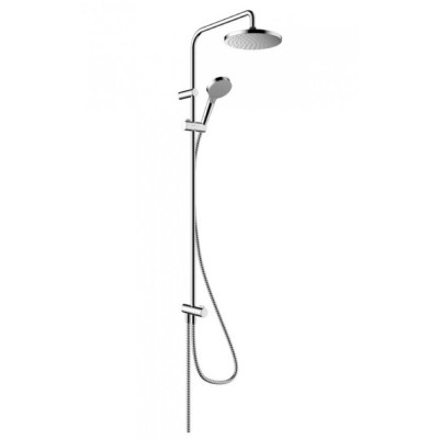 Душевая система наружного монтажа Hansgrohe Vernis Blend 200 Showerpipe Reno Ecosmart 26099000